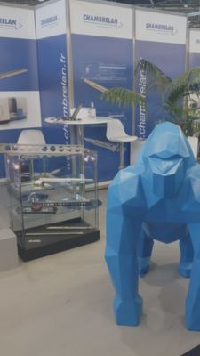 Chambrelan-Messestand auf einer Fachmesse