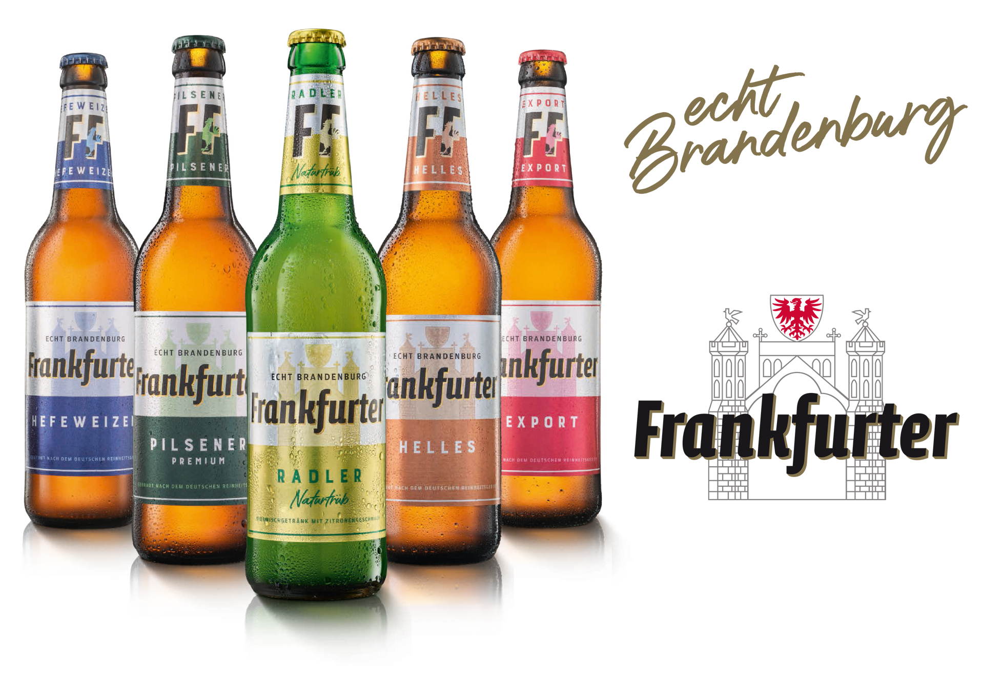 Flaschen der Marke Frankfurter