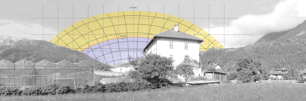 Besonnungsanalyse/Sonneneinstrahlungsberechnung