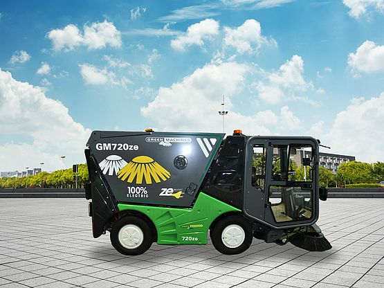 E-Kehrmaschine Green Machines GM 720ze mit ecovolta-Batteriesystem