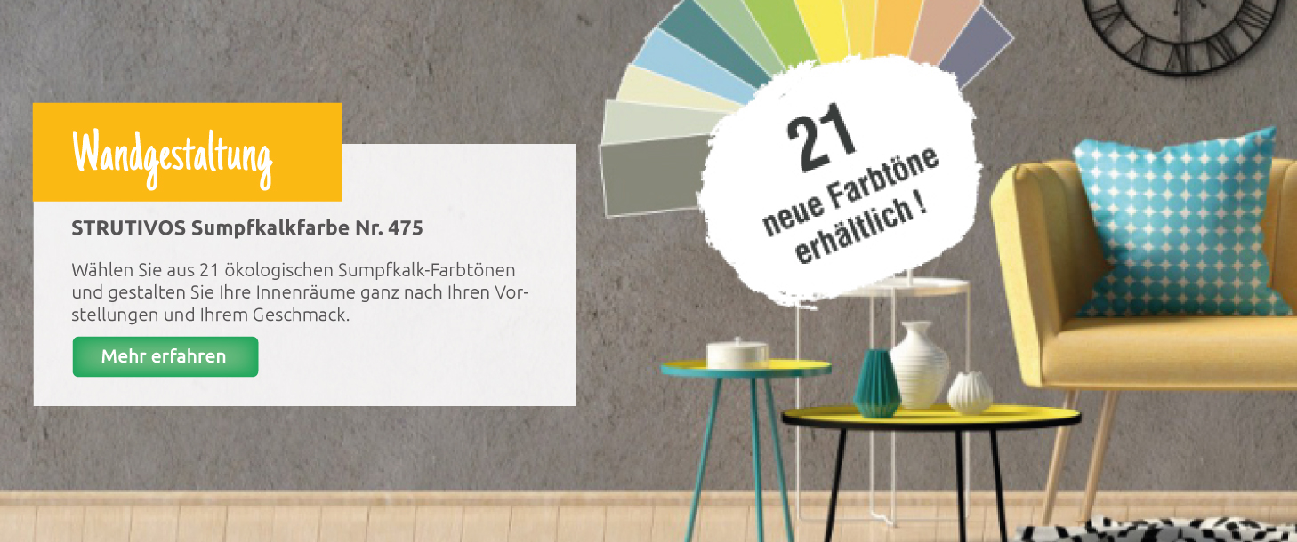 Wandgestaltung mit Naturfarben