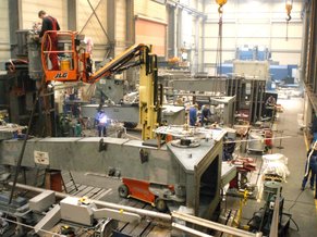 Werkstattmontage im Montagebereich