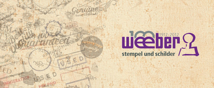 100 Jahre Stempel Weeber