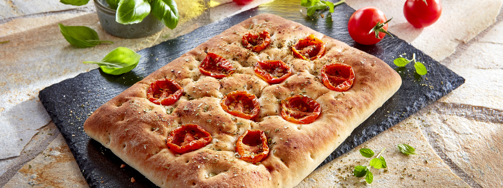 Focaccia Tomate zum Aufbacken