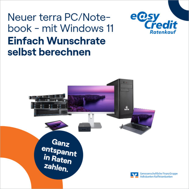 easyCredit-Ratenkauf seit Mai 2022