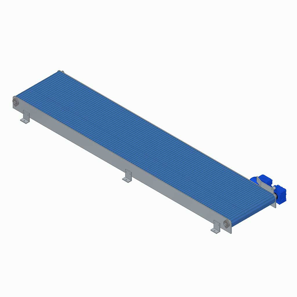 Plastic link chain belt