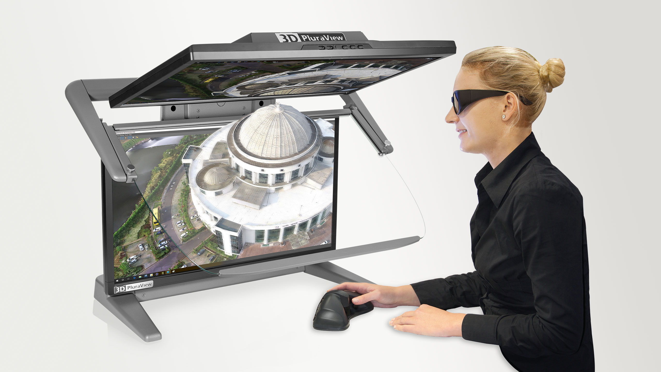 3D PluraView – passiver 3D-Stereo Desktop Monitor