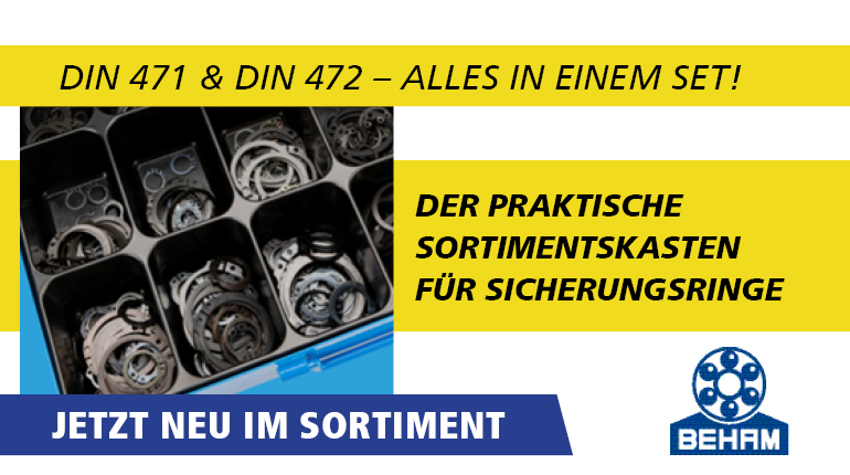Sortimentskasten Sicherungsringe DIN 471/DIN 472
