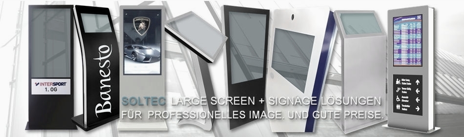 SOLTEC Digital-Signage-Display-Stelen