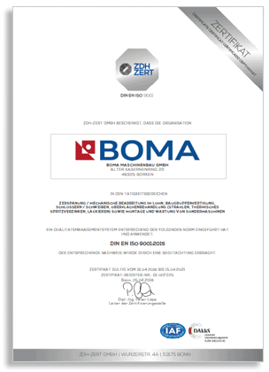 BOMA – Fertigung