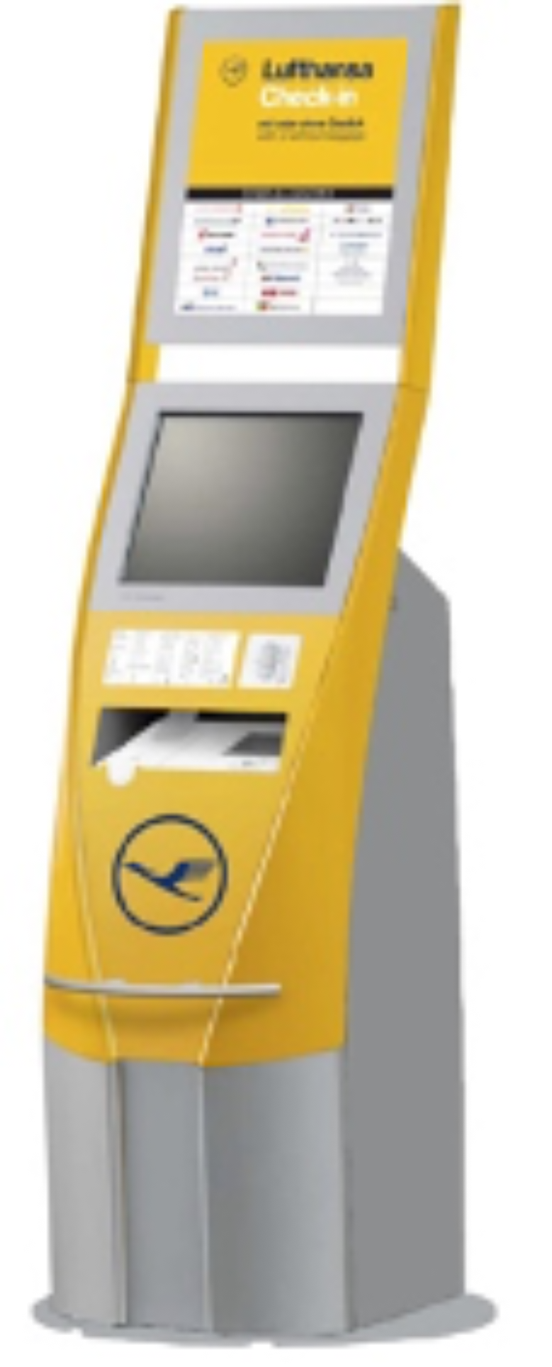 Check-in-Automaten einer deutschen Airline