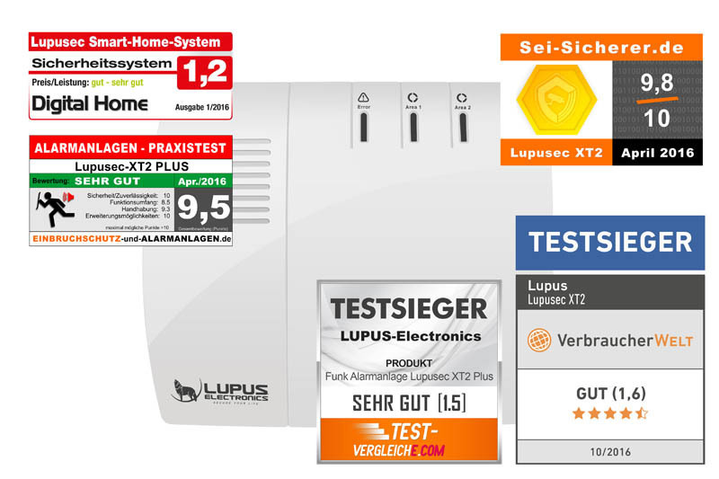 LUPUSEC XT2 Plus IP-Alarmanlagenzentrale