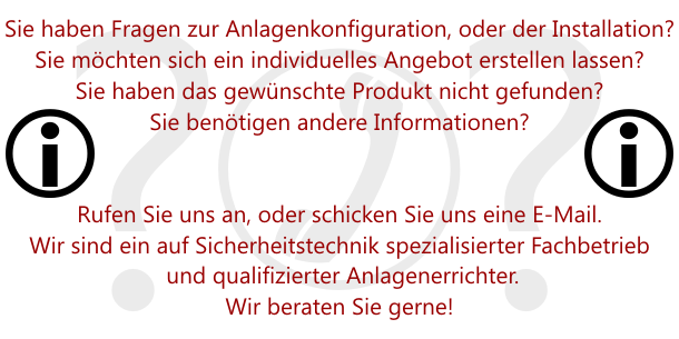 Produktinformation Sicherheitstechnik