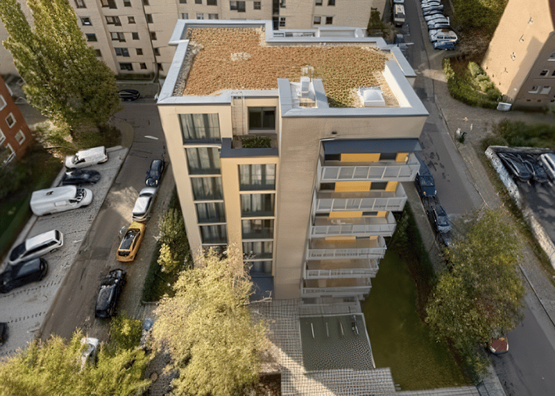 Kollektoren unter Parkplatz Hotel St. Pauli