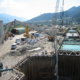 Baugrubensicherung auf Baustelle