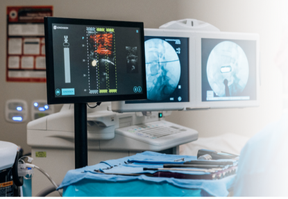 Integriertes Ultraschallsystem in orthopädischem Lagerungssystem zur Nervendetektion