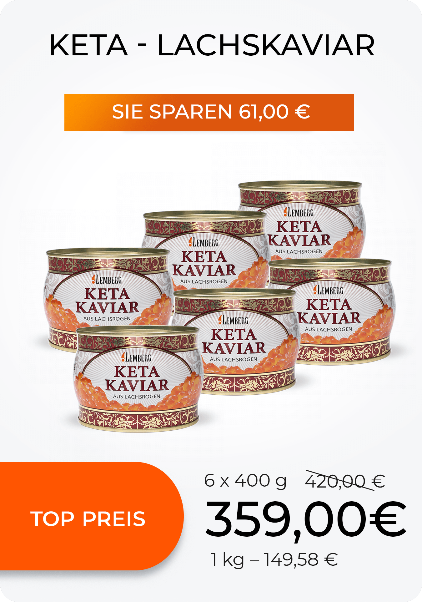 Keta-Lachskaviar