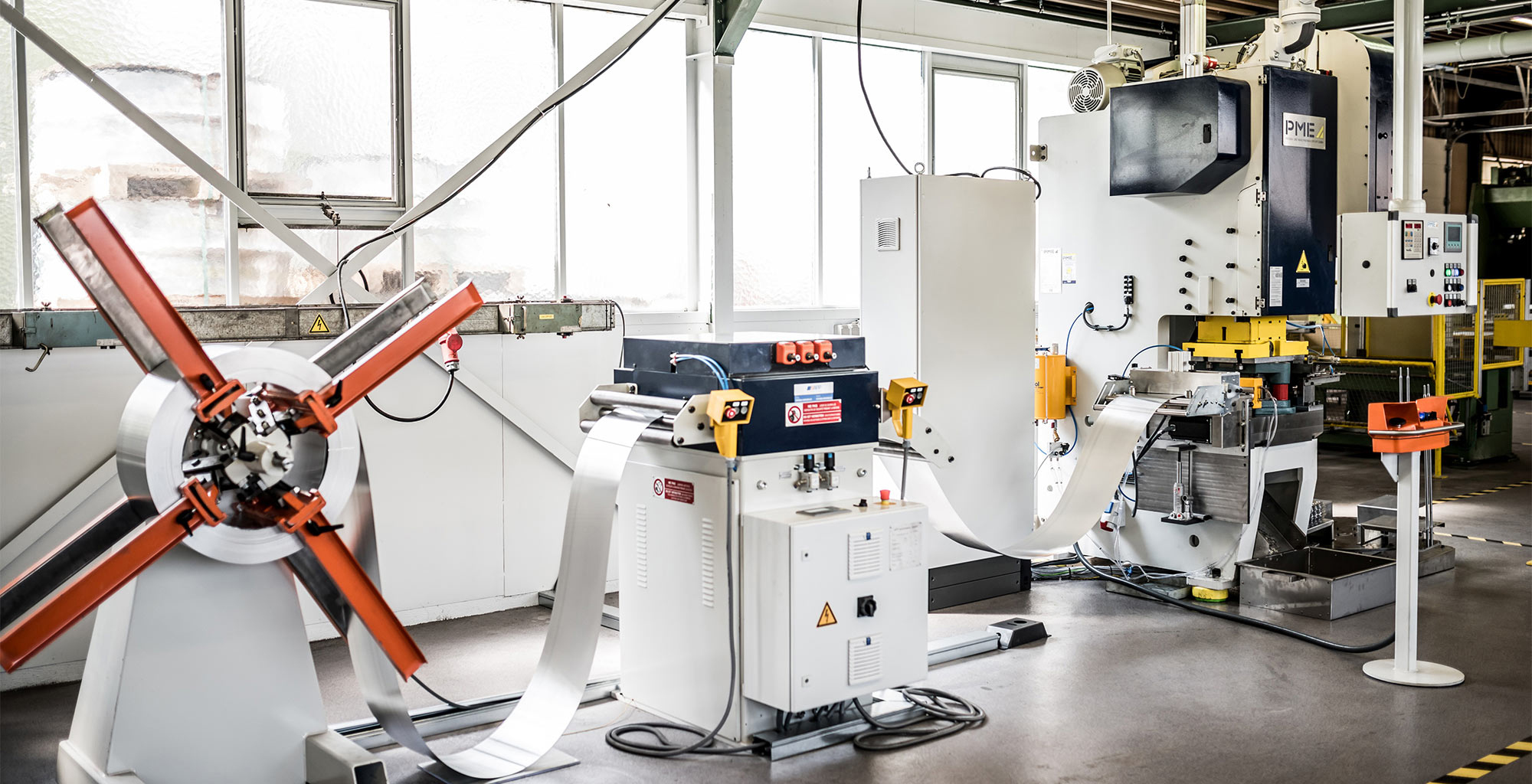 Produktionsbereich Stanztechnik