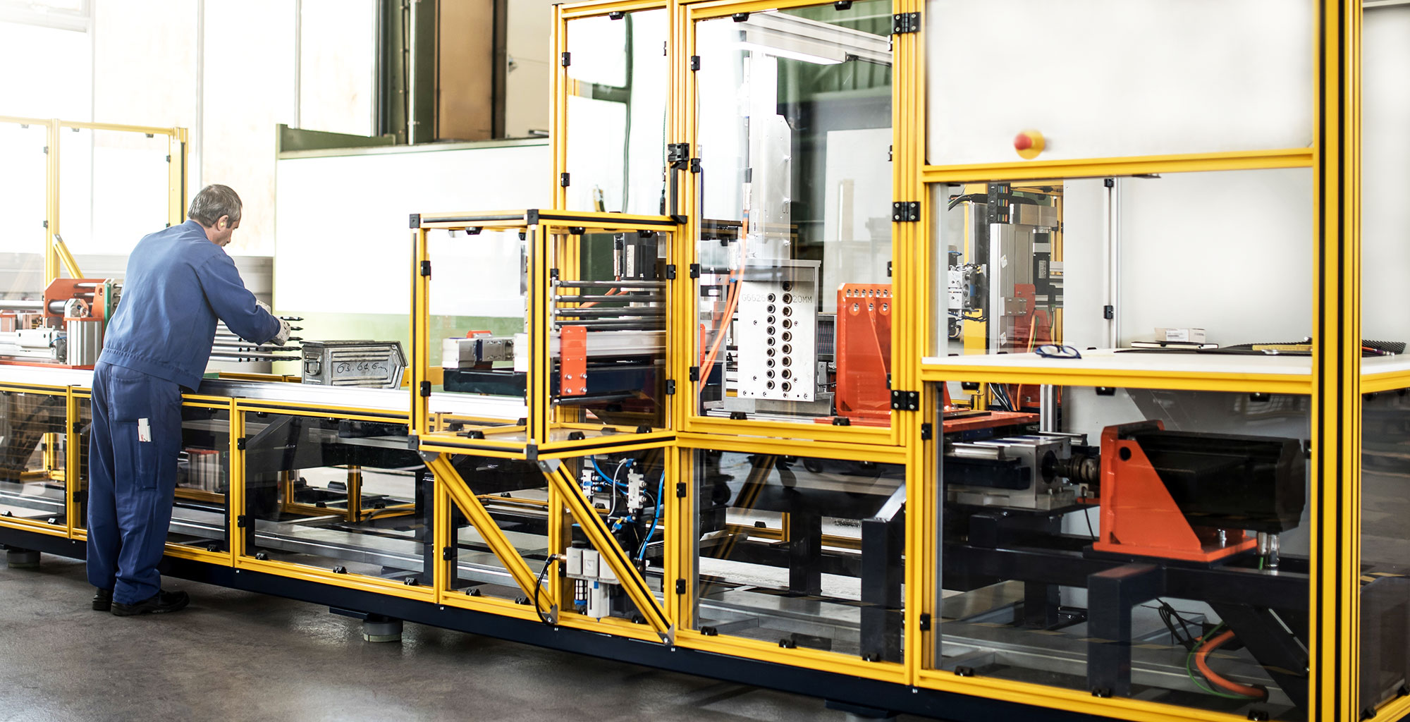 Automatisierte Produktionsstraße