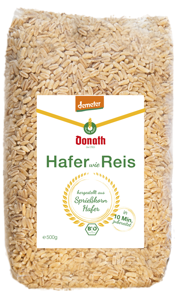 Haferreis aus Demeter Hafer