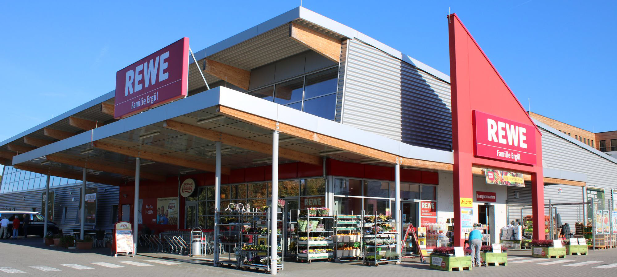 REWE market in Hargesheim