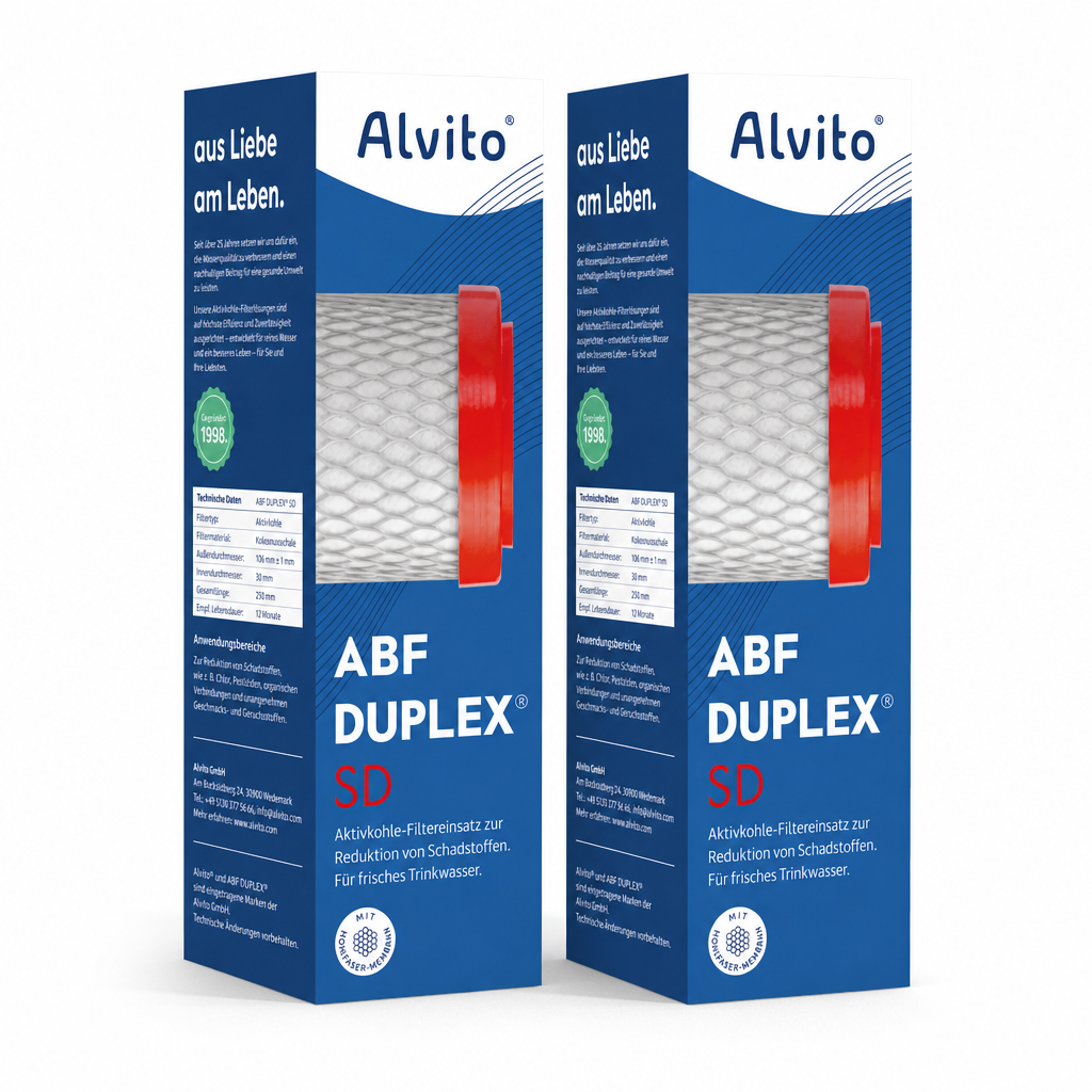 Alvito ABF Duplex Aktivkohle-Blockfilter 1,5 µm