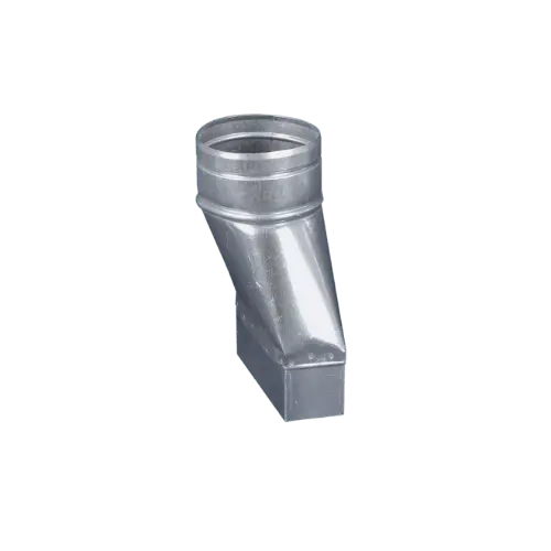 Flachkanal Adapter asymmetrisch