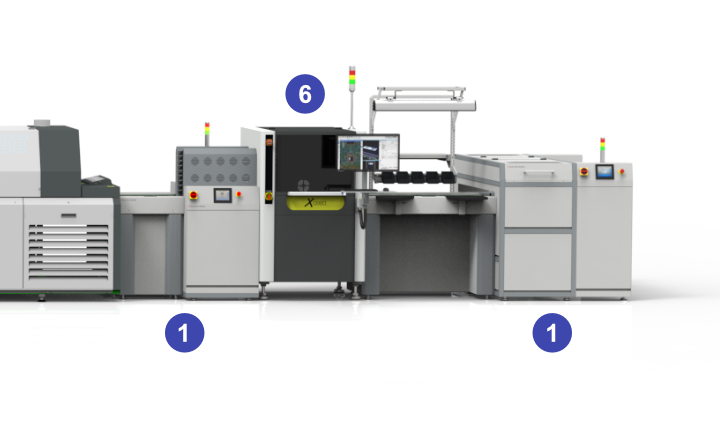 SMD-Produktionsstrasse von Delsys