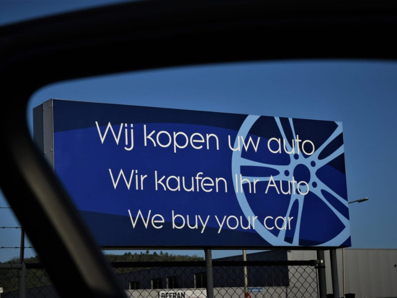 Außenschild Eurodecars
