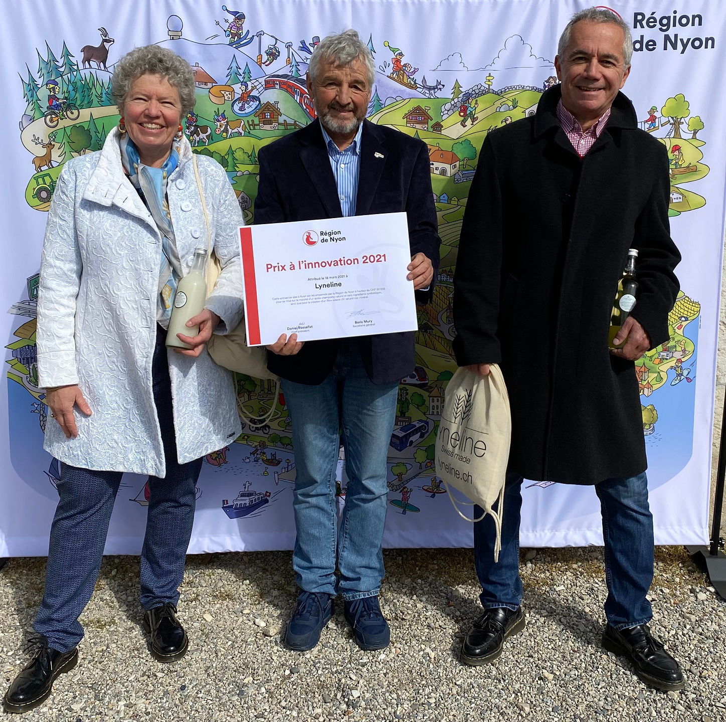 Verleihung des Innovationspreises 2021 an Lyneline