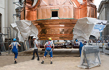 Denkmal-Restauration, Warm-/Heißnieten