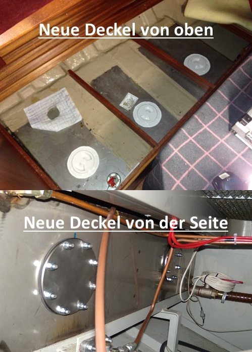Inspection covers for tanks