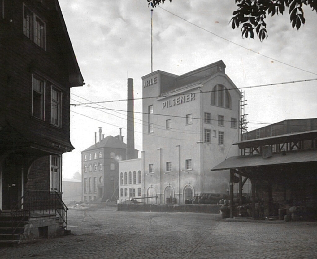 Historisches Foto der Irle-Brauerei