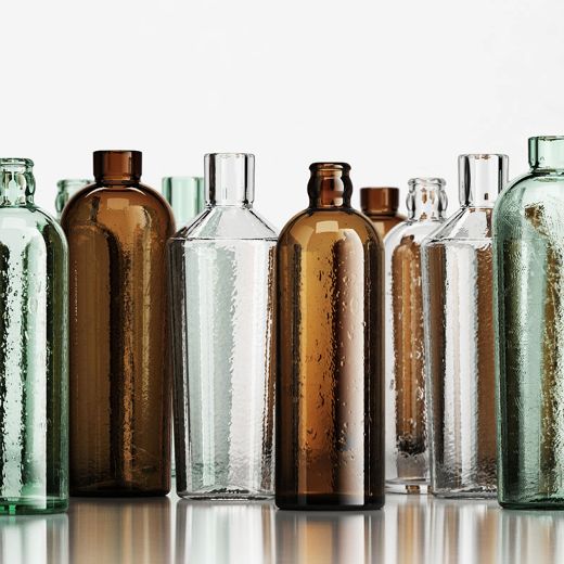 WILDLY CRAFTED Glasflasche