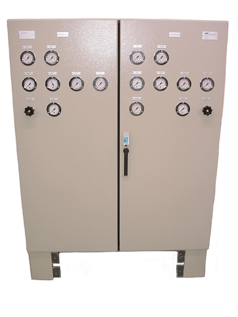 Ventilschrank für Bandsprühanlage