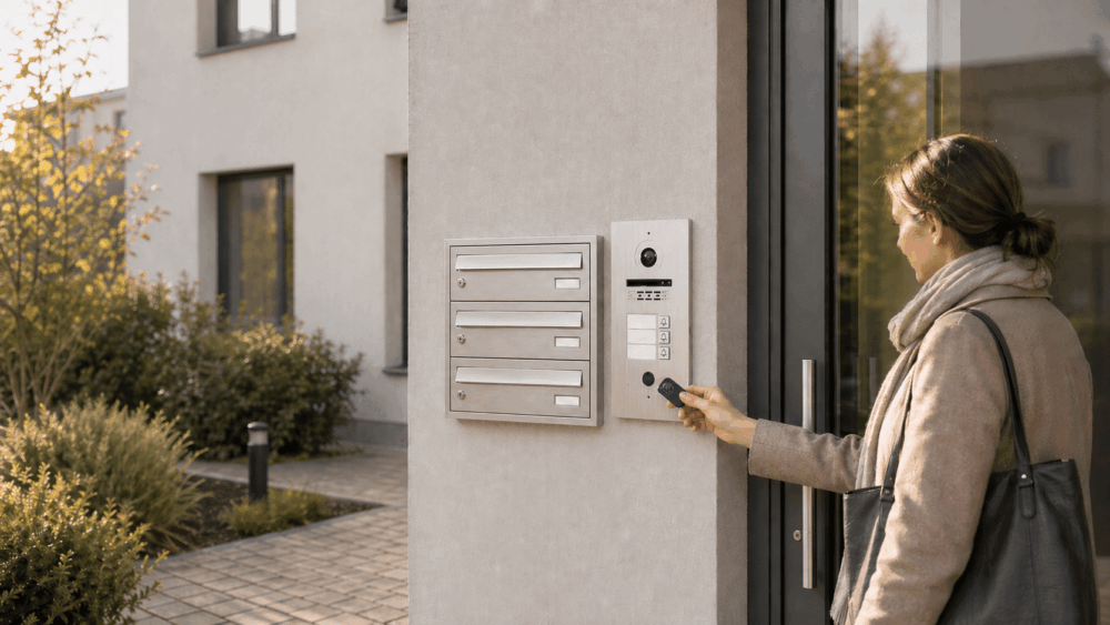 Türsprechanlage mit RFID-Türöffner