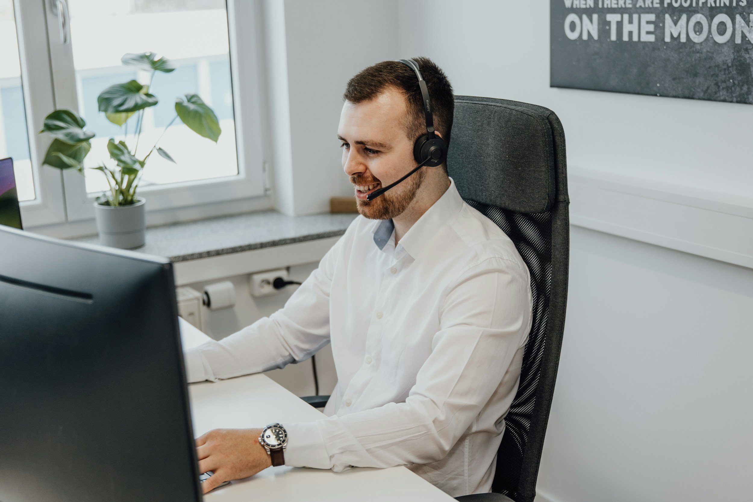 Technischer Support im Kundenkontakt