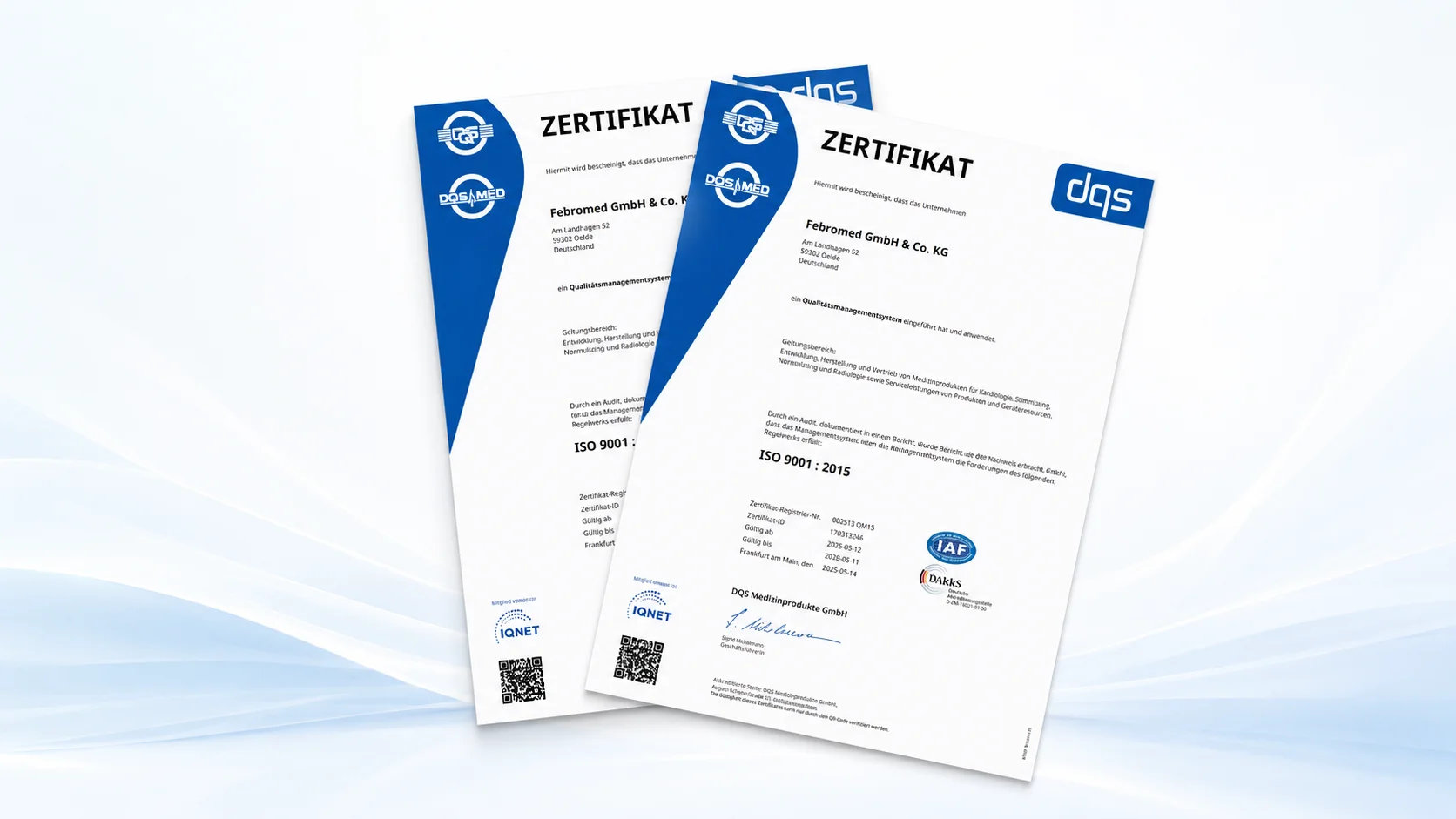 DQS-Zertifikate für Qualitätsmanagement