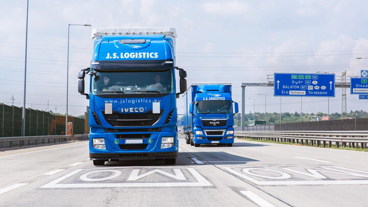 Transportleistungen auf europäischen Routen