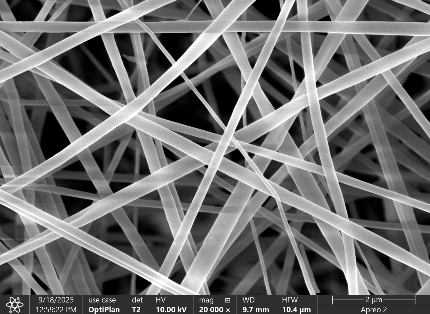 Mikroskopische Membranaufnahme – Materialforschung