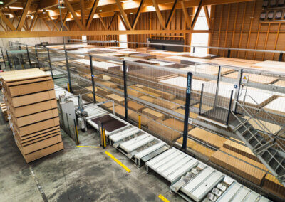 Lagersystem Metall-Handling – Holz Marberger