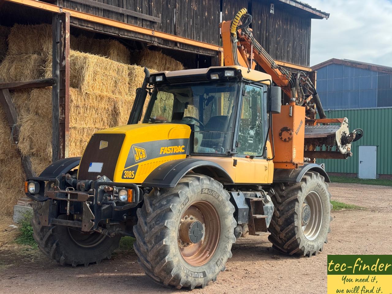 JCB 3185 FASTRAC mit Gödde GA 600 Mulcher