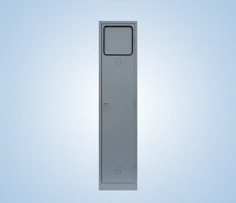 Wäschesammelschrank mit Einwurfklappe