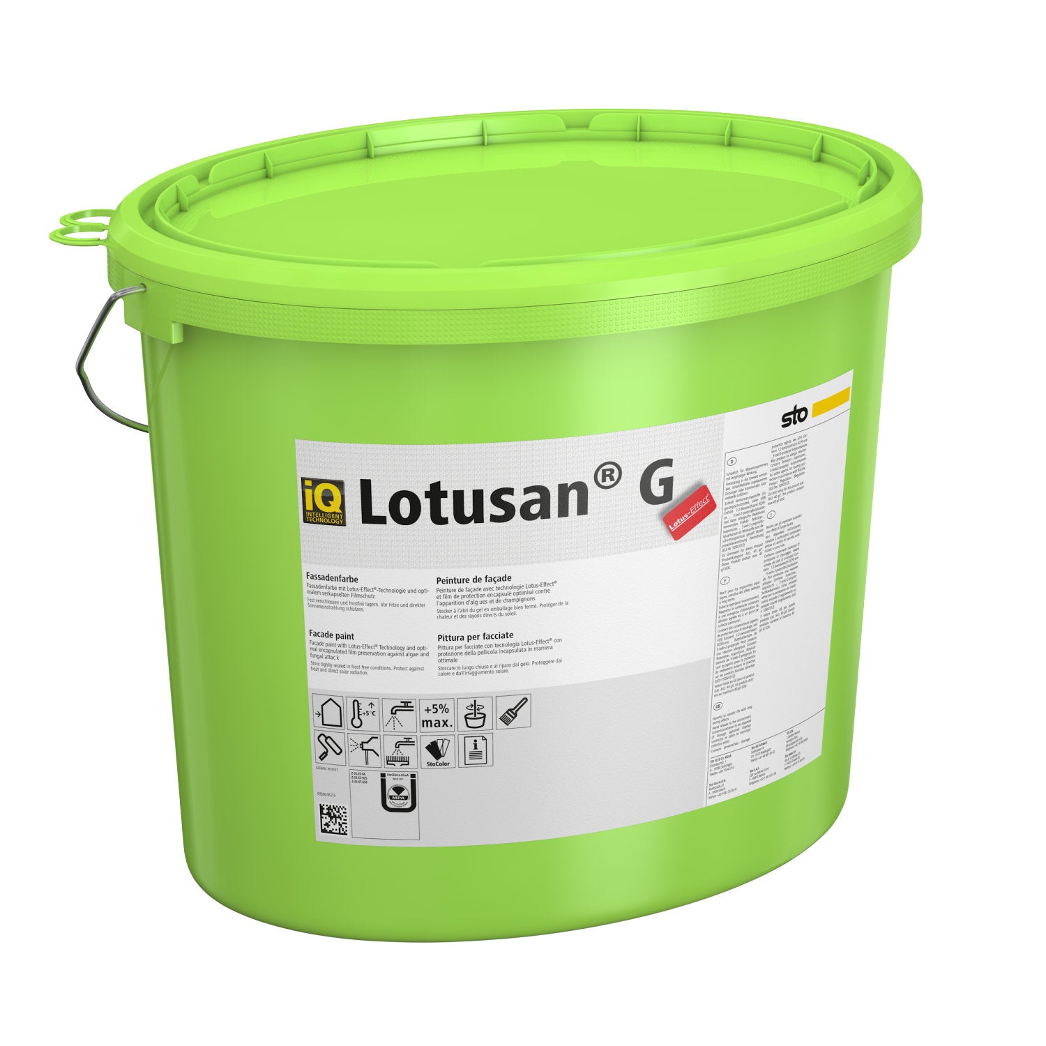 Lotusan Fassadenfarbe mit Lotus-Effect®
