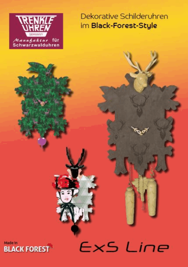 Holzschilduhr ExS-Line