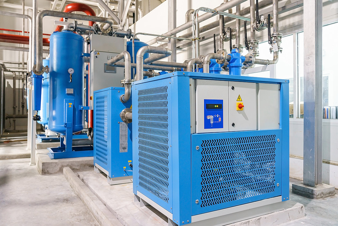 Drucklufttechnik – Druckluftstation