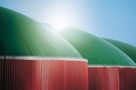 Biogasanlage mit Vogelsang-Zerkleinerungstechnik