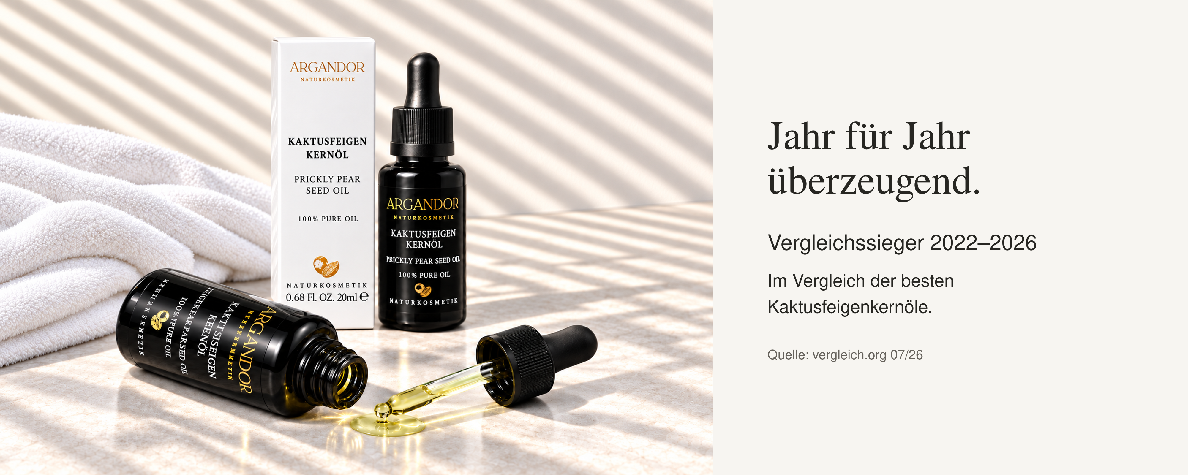 Kaktusfeigenkernöl von Argand'Or Cosmetic