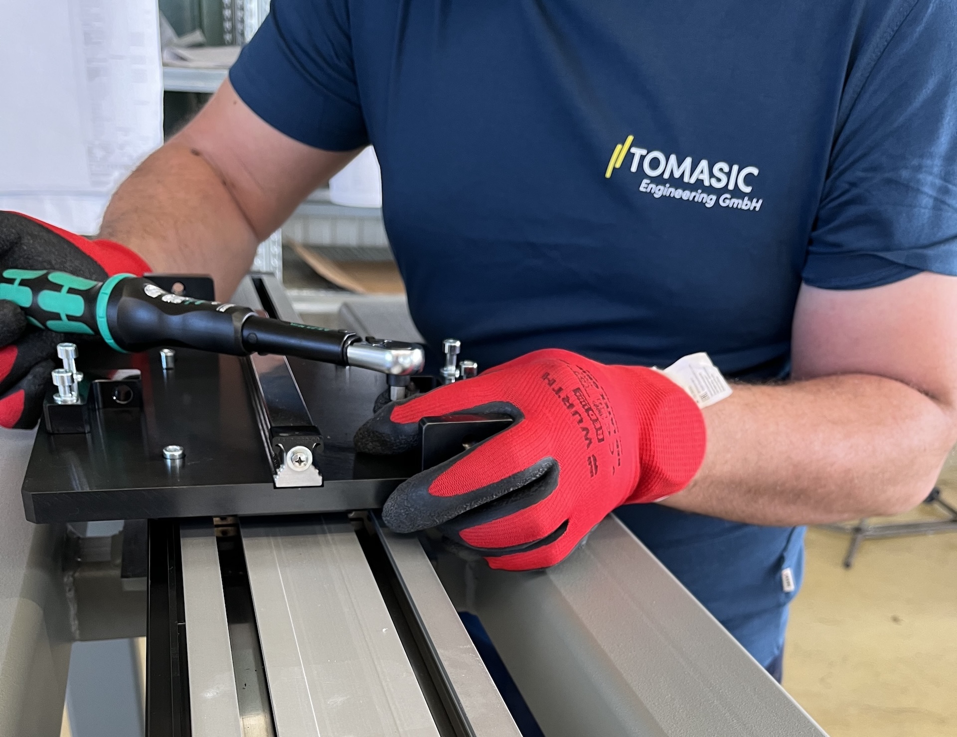 Montage vor Ort beim Kunden
