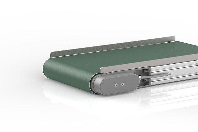 Förderband FR-40-200-Q mit Seitenführungen